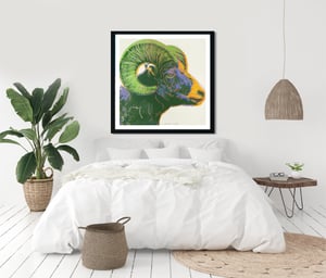 Image of Andy Warhol - Bighorn Ram, Endangered Species Portfolio, Giclee Print, Poster