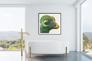 Image of Andy Warhol - Bighorn Ram, Endangered Species Portfolio, Giclee Print, Poster