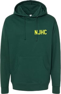 Image 1 of NEW JERSEY HARDCORE HOODIE GREEN / YELLOW *Preorder*