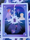 [ Good Omens ] Falling Riso Print