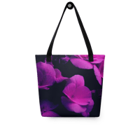 Image 1 of 'Pink Flowers' Tote Bag