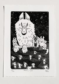 Image 2 of Moro's Clan Linocut