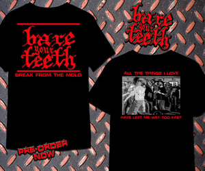 Image of "Break From The Mold" Generic Hardcore T-Shirt  (Red On Black)