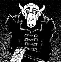 Image 1 of Nosferatu Linocut Print