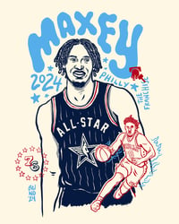 Image 1 of Maxey All Star print