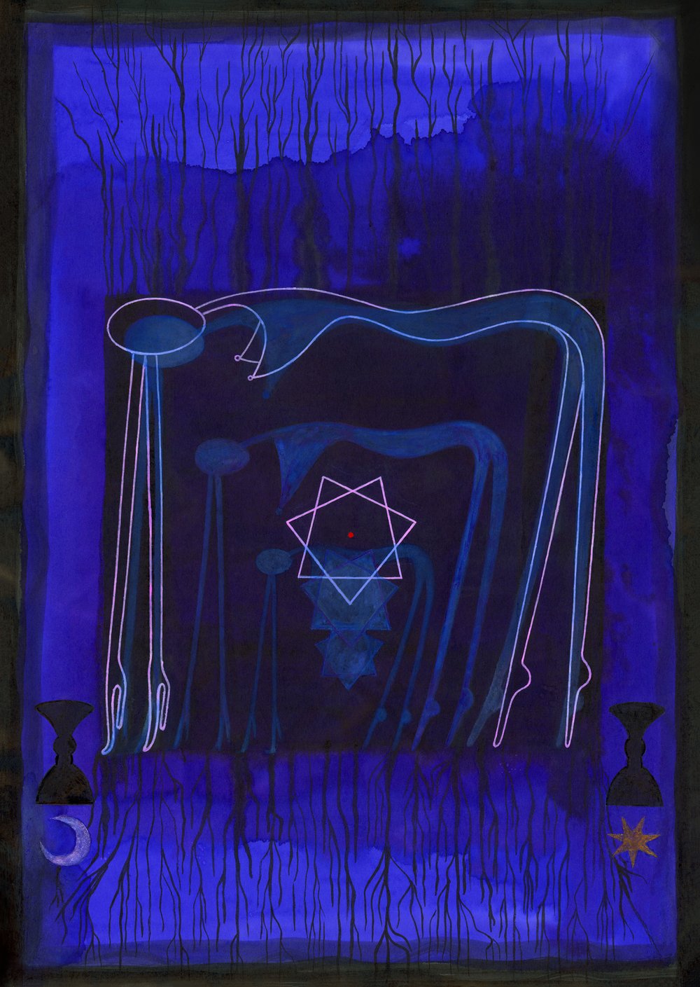 Image of Our lady of the stars. Limited print edition of 11.