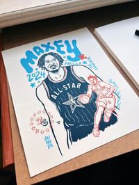 Image 3 of Maxey All Star print