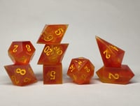 Image 4 of Burning Up<br>8 Piece Polyhedral Set