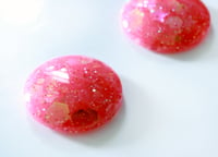 Image 3 of Watermelon Sangria / Glitter Resin Blythe Eye Chips