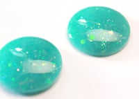 Image 2 of Mermaid Waves / Glitter Resin Blythe Eye Chips