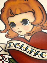 Image 3 of Dollface (Redhead) / 5x7 Art Print