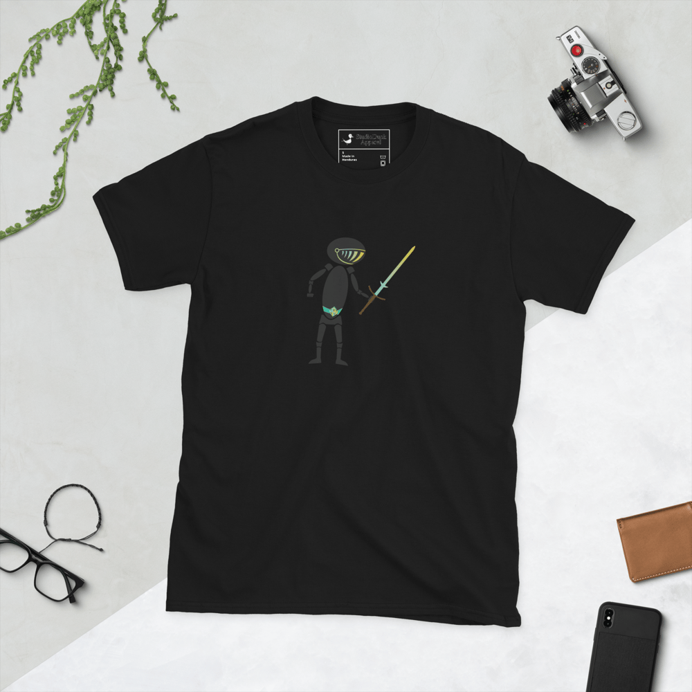 Adventurer #2, the Knight - D&D inspired Adventurers T-shirt collection