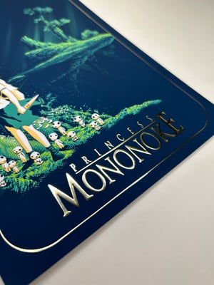 Image of Foil Mini Print - Mononoke