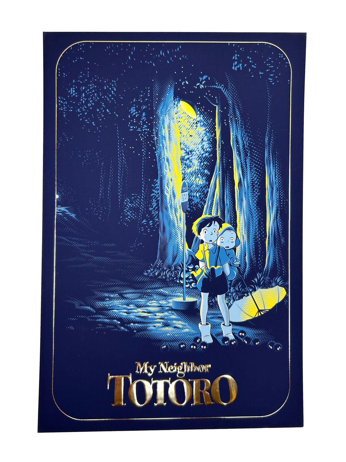 Image of Foil Mini Print - Totoro