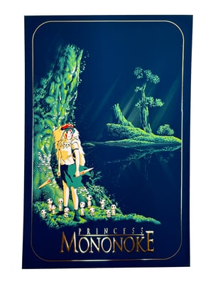 Image of Foil Mini Print - Mononoke