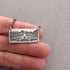 Etched Sterling Silver Purdue Loeb Fountain Necklace (small) Image 2