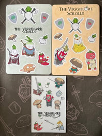 The Veggielore Scrolls Sticker Sheets