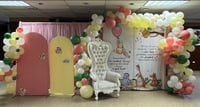 Image 5 of White throne Chair (Adult)