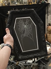 Image 2 of LARGE handmade coffin frame - Real Preserved Web  