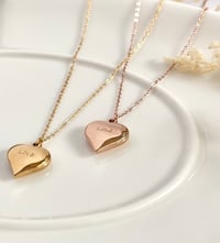 Image 2 of "Love" Heart Necklace