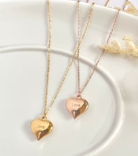 Image 3 of "Love" Heart Necklace