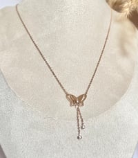 Image 4 of Hanging Butterfly Necklace