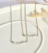 Image 4 of "Serenity" Pearl Row Necklace
