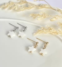 Image 3 of Shell Star Earrings