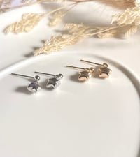 Image 3 of Puffy Star Earrings