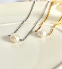 Image 5 of “Eternal” Freshwater Pearl Necklace