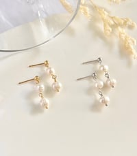 Image 1 of "Nova" Layered Pearl Earrings