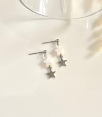 Image 3 of Double Star Earrings
