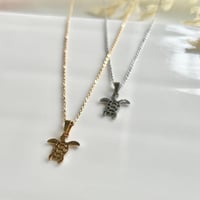 Image 1 of Minimal Turtle Necklace