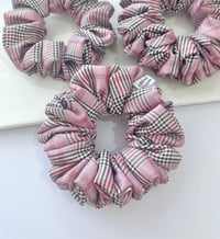 Image 1 of Plaid Purple Scrunchie