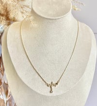 Image 2 of Heartbeat Wave Necklace