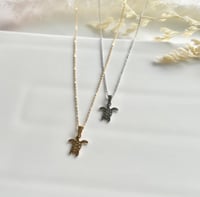 Image 3 of Minimal Turtle Necklace