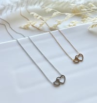 Image 1 of "Linked Hearts" Necklace
