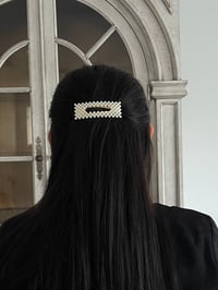 Image 3 of 2 PCS Pearl Hair Clips
