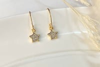 Image 1 of Crystal Star Earrings