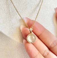 Image 1 of Spinning Stone Necklace