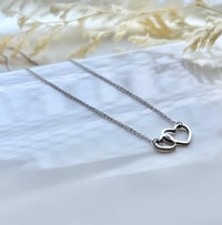 Image 5 of "Linked Hearts" Necklace