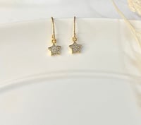 Image 4 of Crystal Star Earrings