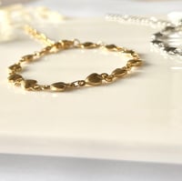 Image 2 of Puffy Heart Chain Bracelet