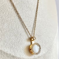 Image 3 of Spinning Stone Necklace