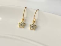Image 5 of Crystal Star Earrings