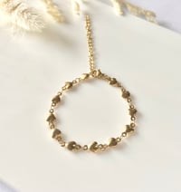 Image 3 of Puffy Heart Chain Bracelet