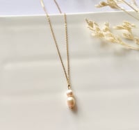 Image 2 of "Twin" Stacked Pearl Necklace