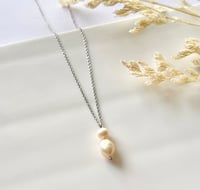 Image 3 of "Twin" Stacked Pearl Necklace