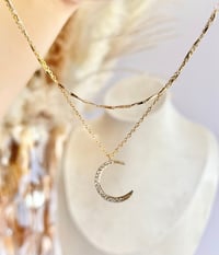 Image 1 of Layered Moon Necklaces
