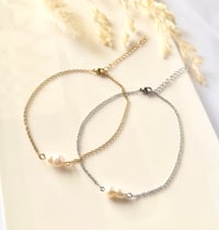 Image 3 of Irregular Pearl Anklet
